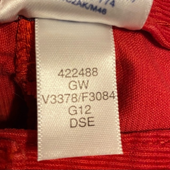 Lands’ End F1 Red Corduroy Pants #422488 Size 10 - Picture 13 of 13